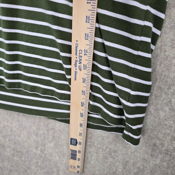 Van Heusen Mens Green & White Striped Polo Shirt XL Cotton - Picture 5 of 6